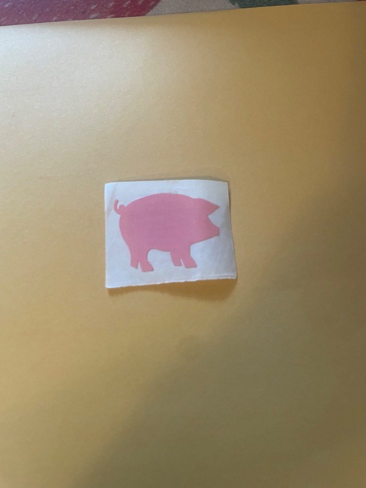 Vintage 1980s Mrs. Grossman’s Pig sticker