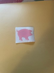 Vintage 1980s Mrs. Grossman’s Pig sticker