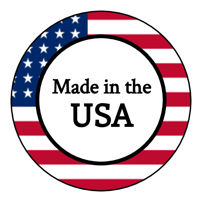 «Made in the USA» labels, stickers, tags