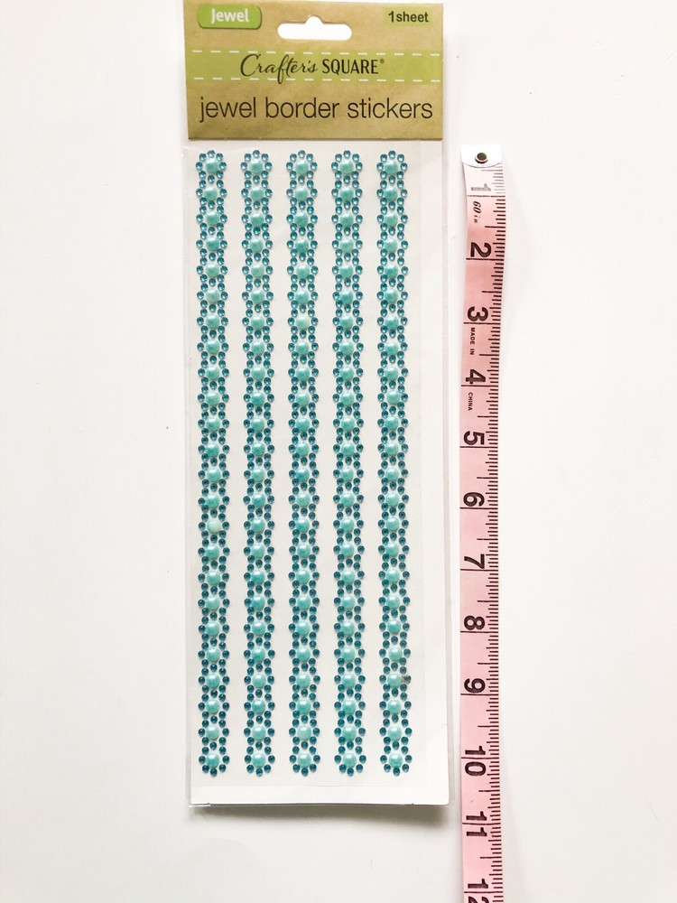 Blue Pearl Sticker Borders, Blue Pearl Embellishments, Scrapbooking Supplies