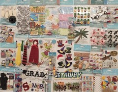 JOLEE’S BOUTIQUE Lot of 31 packs All Dimensional Scrapbooking Stickers