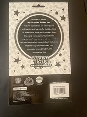 DANIEL TIGER’S NEIGHBORHOOD FAMILY 4 STICKER SHEETS New Stickers