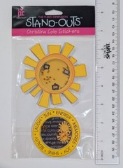 Summer Sunshine Shakers Scrapbooking Stickers By Provo Crafts Stand-Outs