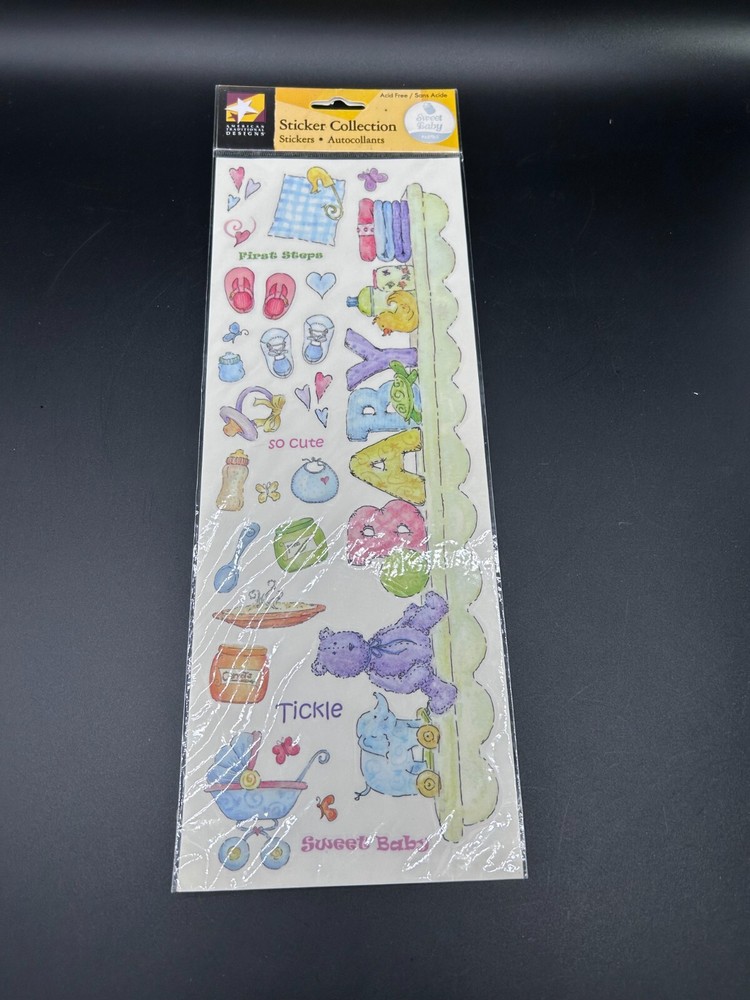 American Traditional Designs Stickers Sweet Baby Pastels Scrapbook Arts & Crafts