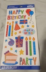 Sticko Stickers 4 Different Types Lot Bundle Crafts Kids Fun Scrap Book Birthday