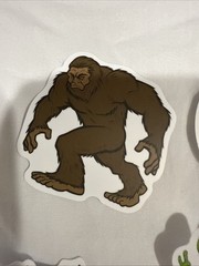 Lot of 10 Assorted Outdoor Bigfoot Sasquatch Yeti Swamp Ape Believe Stickers