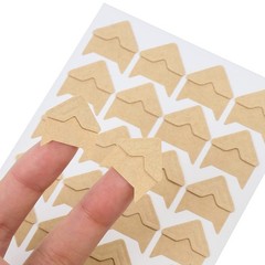 12 Sheets/288 PCS Photo Corner Stickers, Self-Adhesive Photo Mounting Corners fo