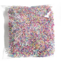 4000 pcs Glass Beads 2mm(10/0) Colour lined inside + Storage Box Jewelry Making