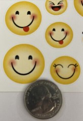 EMOJI Stickers(25pc)AGC•Faces •Expressions•Smiley faces •Sunglasses•Card making•