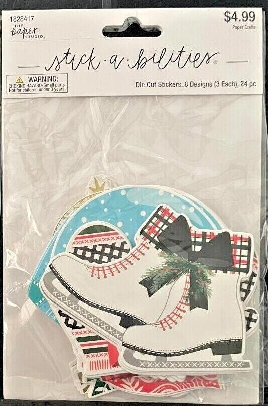 Stickabilities CHRISTMAS/WINTER Die Cut Shape Stickers~Gorgeous! High Quality!