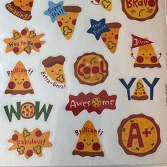 TREND PIZZA SCENTED Stickers 80 CT Teacher Reward Party Favor 650934 by Eureka