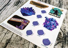 2x Marvel Guardians of the Galaxy STICKERS Planner Rocket Cool Movie 3 Gift Kids