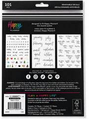 Happy Planner 101 Removable Calendar Decals Calligraphy Stickers Months Holidays