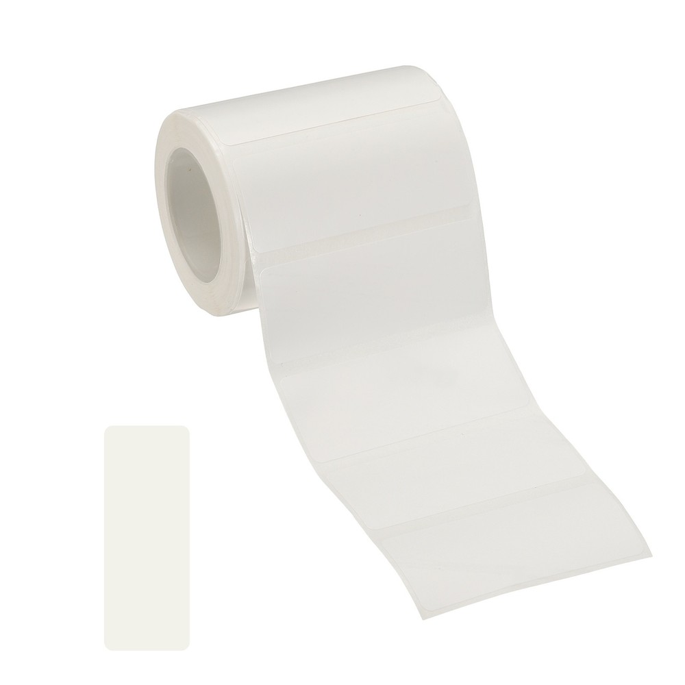 300 Pcs Thermal Sticker Paper, 2×0.8″ Square Thermal Printer Label, White