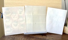 Lot of 3 Vintage Snowman Sticker Sheets 1989 Hallmark AGC Winter Cute