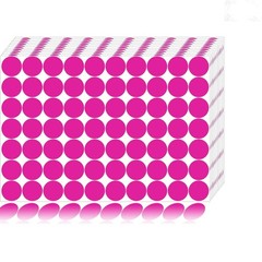 Pink Dot Stickers 3/4 Inch 1400pcs Color Coding Labels Polka Circle Seals