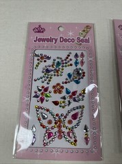 Gem Stickers Rhinestones 3D Self Adhesive Craft Scrap Book Cellphones 3 Patterns