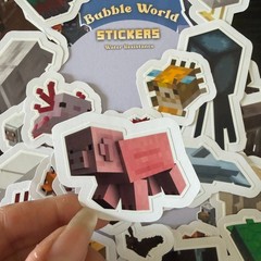 100 Gamer-Inspired Stickers Pack | Waterproof Laminated | Laptop Nintendo