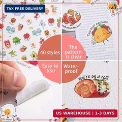 Wakawaga 800pcsTeacher Classroom Motivational Stickers for Kids Students | Rewar
