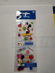 CANDY SHOP Mickey Minnie Mouse Jelly beans Lifesavers Lollipops Disney Stickers