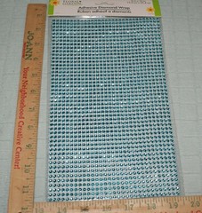 Floral Garden Adhesive Diamond Wrap Teal Blue 2 Packages Sticker Craft Fast Ship