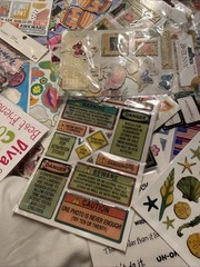Scrapbooking Mixed Lot of Stickers Die Cuts Chipboard No Bunny Jolee’s Colorbok