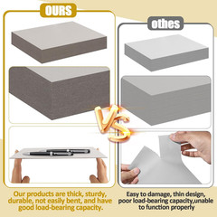 100 Pack Chipboard Sheets, 8.5 X 11 Inch 22PT Heavy Duty Chipboard
