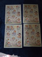 Vintage Hallmark Sticker Lot 80s 90s Ballerina Birdhouse Celestial Floral Hearts