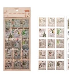 135+ Pc Vintage Ephemera Junk Journal Scrapbook Stickers Paper Labels Tickets
