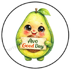 AVO GOOD DAY HAVE A GOOD DAY ENVELOPE SEALS LABELS STICKERS PARTY FAVORS
