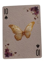Butterflies Gradient Shading Gold to Black Tipped Wings Junk Journal Scrapbook