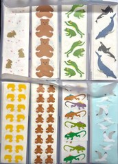 Mrs. Grossman Individual Sticker Strips Animals, Insects, & Birds Theme UPick