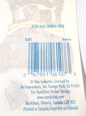 Sandylion Vintage 2003 Bedtime Children Clear Stickers TLAR3 Scrapbook NOS