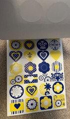 Brand New Sticker Lot -shadow box, leather, guitar picks, metal, bubble, frames!