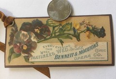 OPERA Scrappy Chic Vintage Tag(1pc) MAMBI•Victorian•Steampunk •Faded•Florals•••
