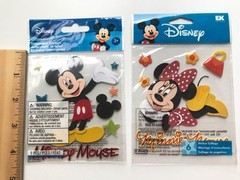 Disney Scrapbook Stickers Lot Mickey Minnie Pluto Goofy Donald Duck