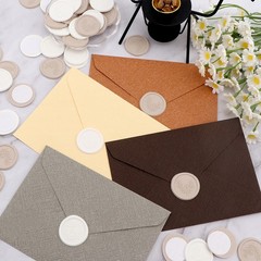 25Pcs Rosemary Style Wax Seal stickers Self Adhesive Envelope Seal Stickers