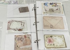 Mixed Lot 500+ Multi-Brand Embellishments/Stickers/Sentiments/+ w/ Storage Album