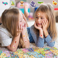 24 Sheets Stickers for Kids & Toddlers, Cute Kids Stickers Variety Pack for Scra
