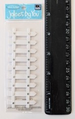White Picket Fence Jolee’s By You MINI Scrapbooking Embellishments