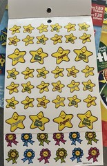 Teaching Tree Incentive Motivation Star Student Award Stickers Lit Of 5 NEW