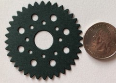 GEAR/SPROCKET Die-Cut (9pc)Steampunk•Cog•Clock Hands•Machine•Antique•Wheel