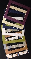 STAMP PICTURE FRAME LG. Die-cuts(4pc) 4″x3-1/2″Journaling •MADE IN USA•Memories