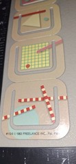 vintage 1980s,FREELANCE Bookmark,paper Clips,RETRO DESIGNS,Not Stickers,read