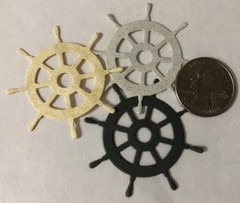 PIRATE SHIP Die-Cuts(9pc)Oceans•Jolly Rodgers•Sail•Pirates•Helm•Anchor •Sea•Wind