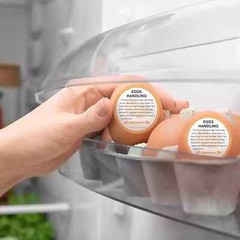 600 PCS Farm Fresh Eggs Carton Labels Egg Stickers 2 Inch 2 Inch,