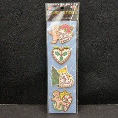 Punch Studio Dimensional Stickers Traditional Christmas by Mary Engelbreit NEW