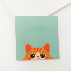 50 Sheets Student Sticky Notes Paper Cute Animal Memo Notes Cartoon N Times Memo