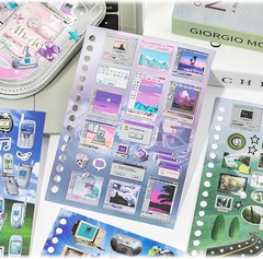 Japanese Sticker Book – 30 Sheet Sticker Book for Journaling & Scrapbooking |…