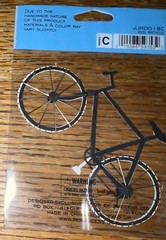 RARE! Jolees Red Bicycle Mountain Bike 10 Speed Girls Or Boys Scrapbook Sticker